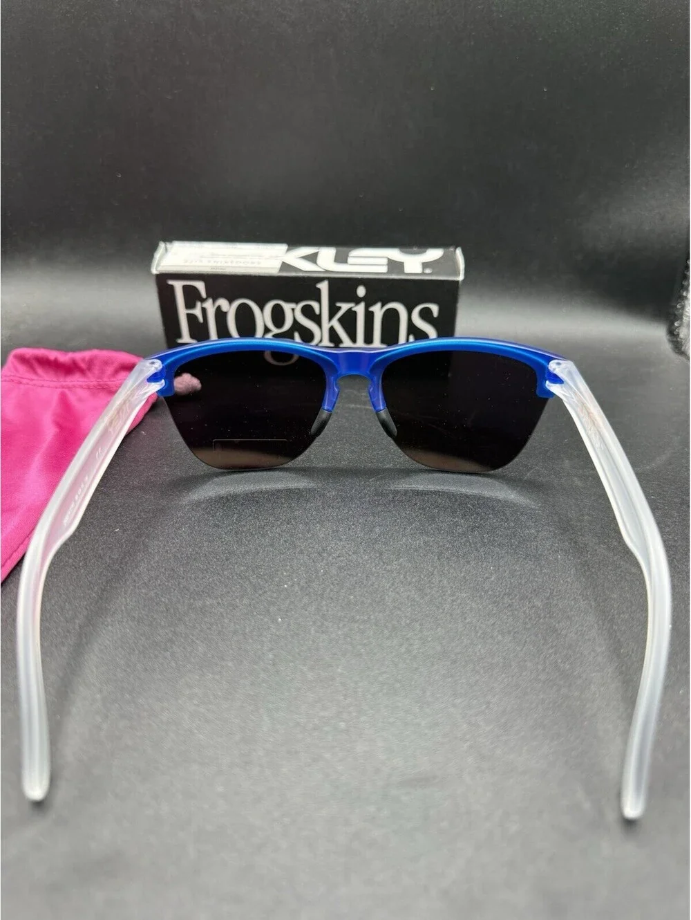 Oakley Frogskin Lite Matte Translucent Sapphire/Prizm Sapphire Irid OO9374-0763